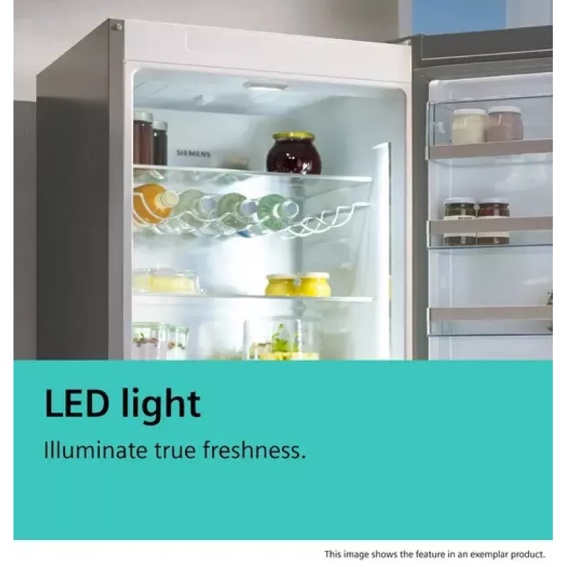 Siemens iQ500 KG39NAIAU šaldytuvas-šaldiklis Laisvai pastatomas 363 L Šlifuotas plienas