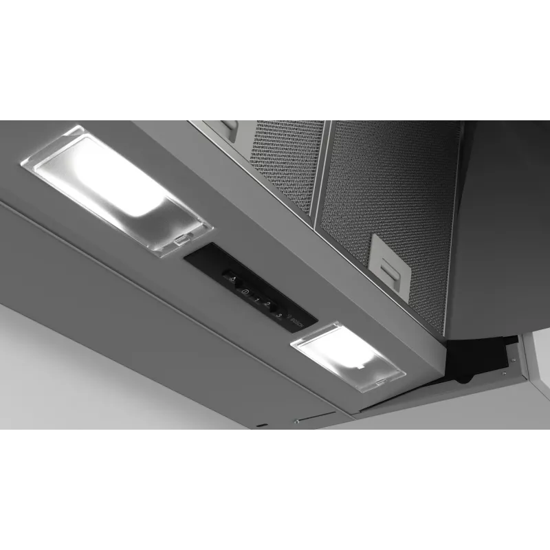 Bosch Serie 2 DEM66AC00 gartraukis Pusiau įmontuojamas (ištraukiamas) Nerūsijantis plienas 625 m³/h