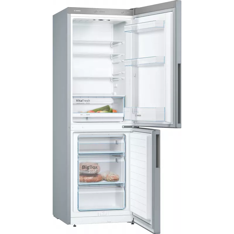 Bosch Serie 4 KGV332LEA šaldytuvas-šaldiklis Pastatomas 289 L Nerūdijantis plienas