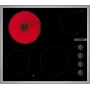 Bosch Serie 2 PKE645CA2E kaitlentė Juoda, Nerūdijantis plienas Įmontuojama 60 cm Keraminė kaitlentė 4 zonos(-ų)