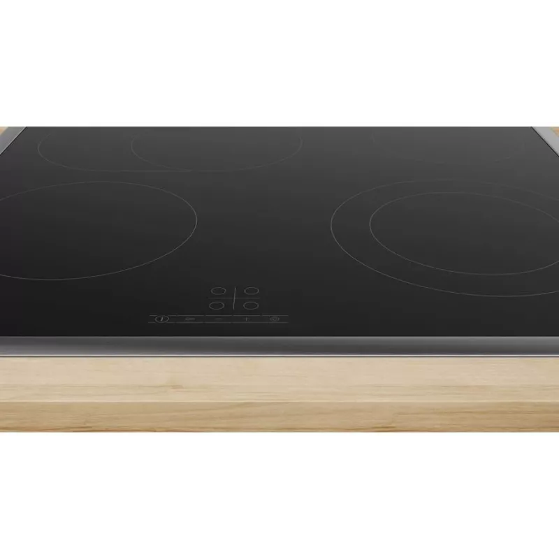 Bosch Serie 4 PKN645BA2E kaitlentė Juoda Įmontuojama 60 cm Keraminė kaitlentė 4 zonų