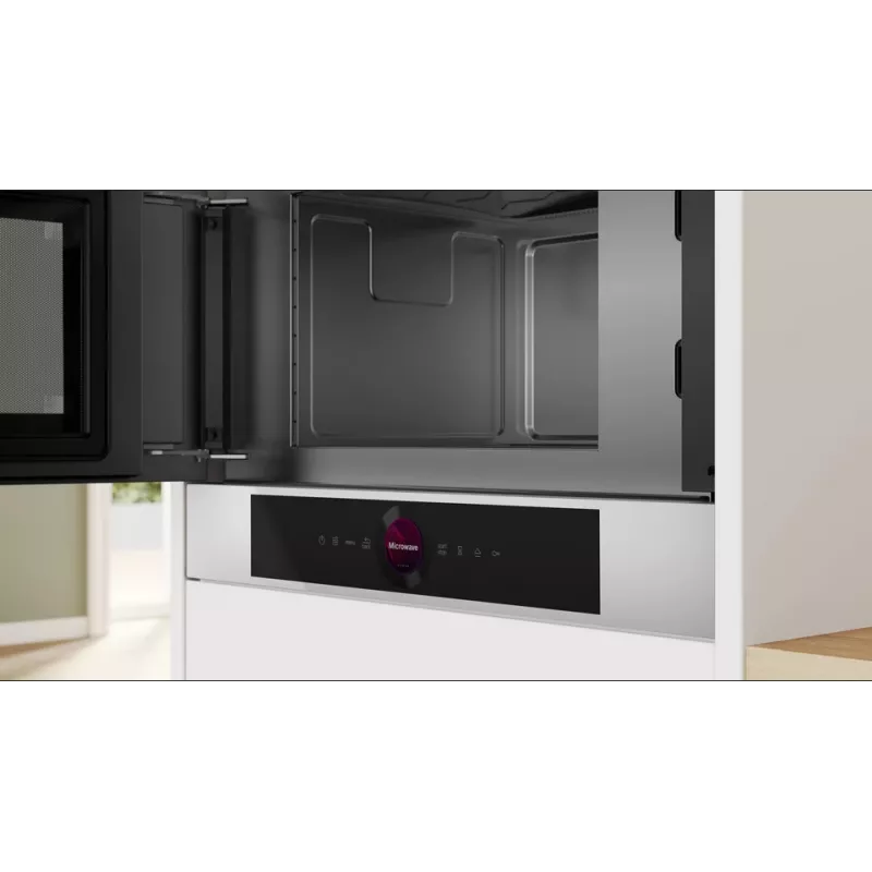 Bosch Serija 8 BFL7221W1 mikrobangų krosnelė Balta Solo mikrobangų krosnelė Įmontuojama 21 L 900 W