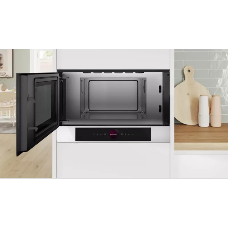 Bosch Serija 8 BFL7221W1 mikrobangų krosnelė Balta Solo mikrobangų krosnelė Įmontuojama 21 L 900 W