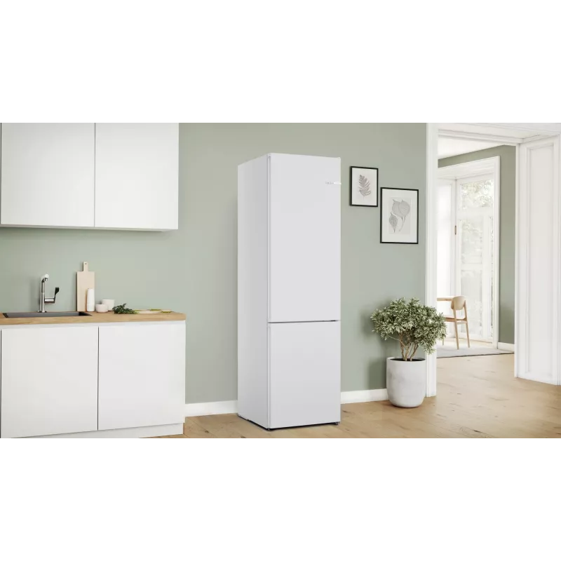 Bosch Serie 4 KGN392WCF šaldytuvas-šaldiklis, atskirai stovintis, 363 L, baltas