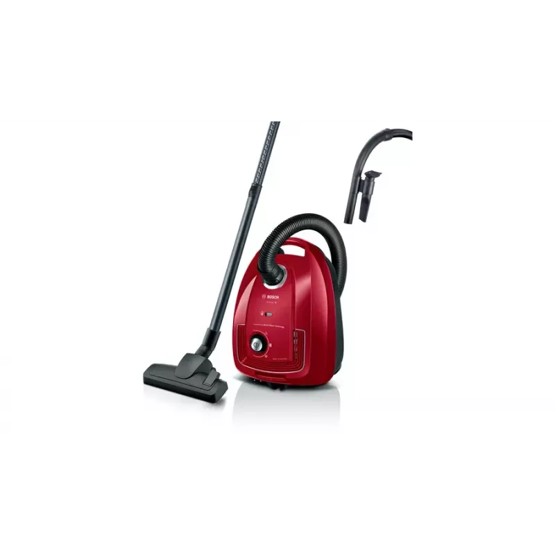 Bosch Serie 4 BGB38RD2 dulkių siurblys 4 L Cilindrinis dulkių siurblys Sausas 600 W Dulkių maišelis