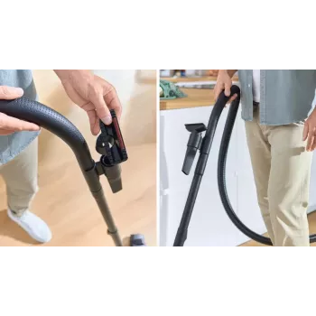 Bosch Serie 4 BGB38RD2 dulkių siurblys 4 L Cilindrinis dulkių siurblys Sausas 600 W Dulkių maišelis