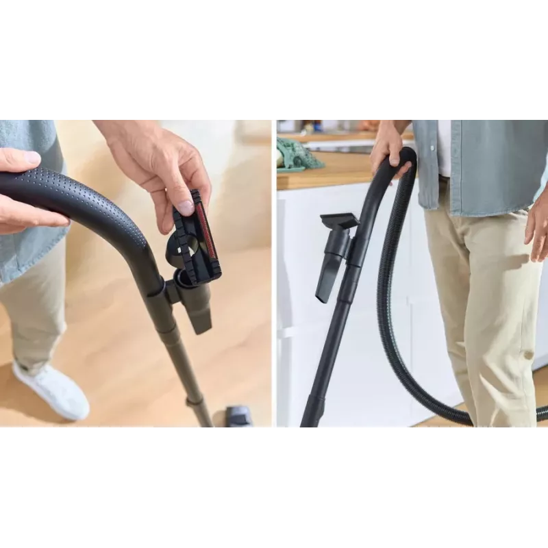 Bosch Serie 4 BGB38RD2 dulkių siurblys 4 L Cilindrinis dulkių siurblys Sausas 600 W Dulkių maišelis