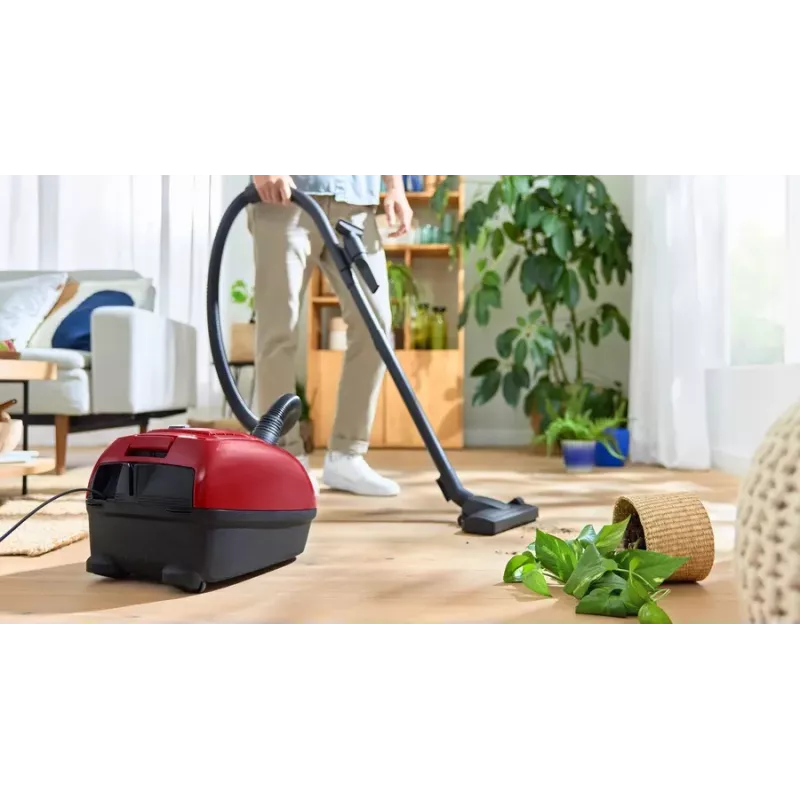 Bosch Serie 4 BGB38RD2 dulkių siurblys 4 L Cilindrinis dulkių siurblys Sausas 600 W Dulkių maišelis