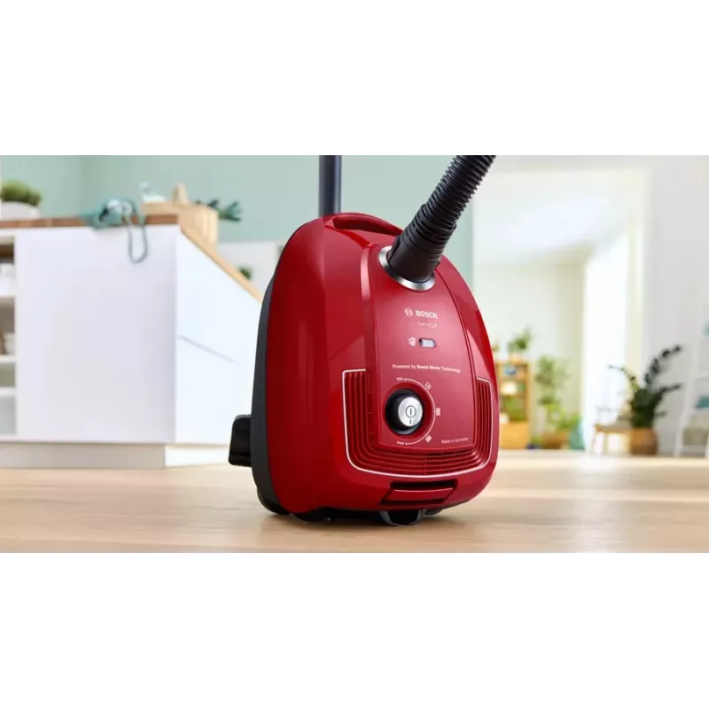 Bosch Serie 4 BGB38RD2 dulkių siurblys 4 L Cilindrinis dulkių siurblys Sausas 600 W Dulkių maišelis