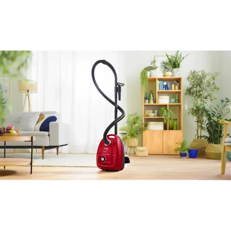 Bosch Serie 4 BGB38RD2 dulkių siurblys 4 L Cilindrinis dulkių siurblys Sausas 600 W Dulkių maišelis
