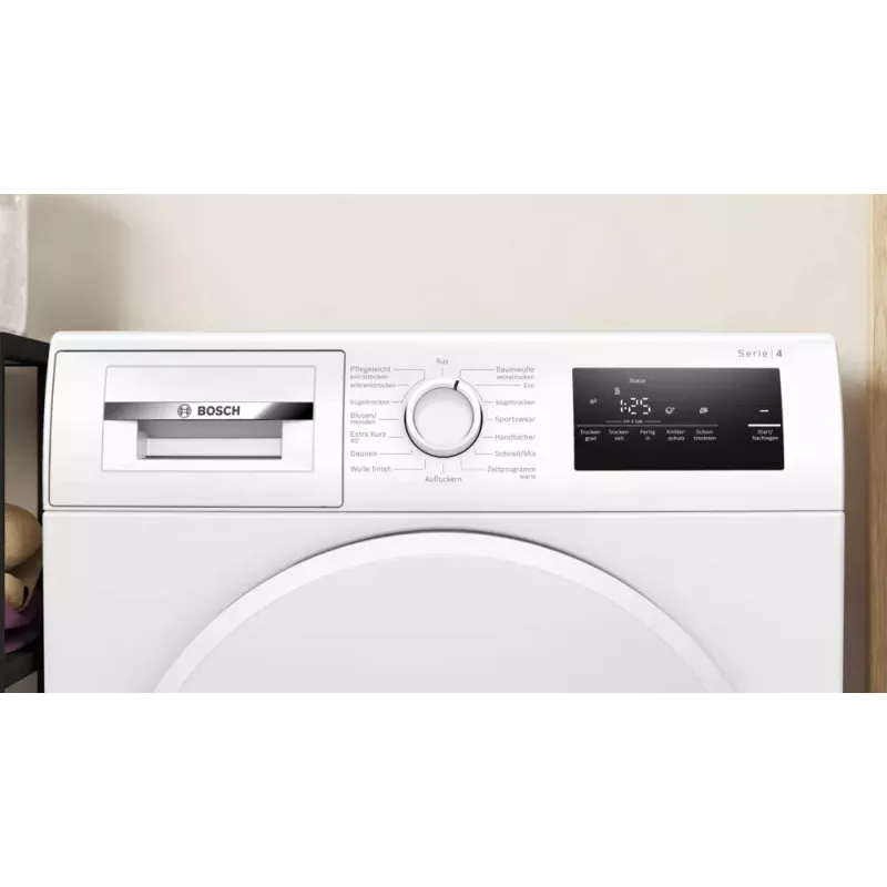Bosch WTH83004 skalbinių džiovyklė Laisvai pastatoma Įkraunama iš priekio 8 kg Balta
