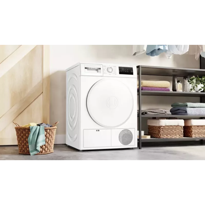 Bosch WTH83004 skalbinių džiovyklė Laisvai pastatoma Įkraunama iš priekio 8 kg Balta