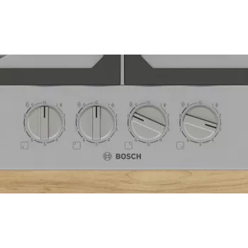 Bosch Serie 6 PCP6A5I90 kaitlentė Nerūdijantis plienas Įmontuojama 60 cm Dujinė 4 zonos