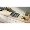 Bosch Serie 6 PCP6A5I90 kaitlentė Nerūdijantis plienas Įmontuojama 60 cm Dujinė 4 zonos