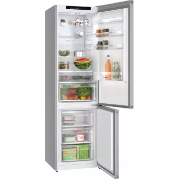Bosch Serie 4 KGN392LAG šaldytuvas-šaldiklis Laisvai pastatomas 363 L Metalinis
