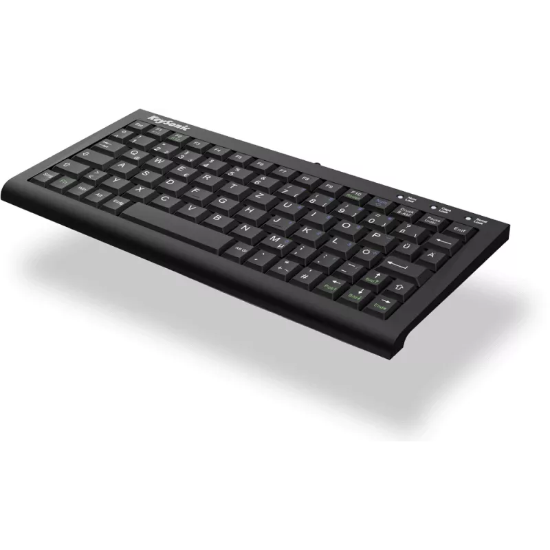 KeySonic ACK-3401U (UK) klaviatūra Namams USB QWERTY UK anglų Juoda