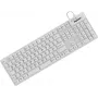 „KeySonic KSK-8030 IN (DE)“ balta klaviatūra, pramoninė, USB, QWERTZ, vokiška