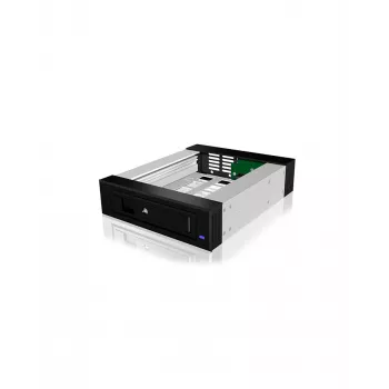ICY BOX Carrier IB-129SSK-B HDD korpusas Aliuminis, Juodas 2,5/3,5 colio