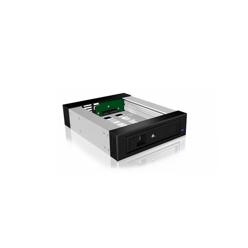 ICY BOX Carrier IB-129SSK-B HDD korpusas Aliuminis, Juodas 2,5/3,5 colio