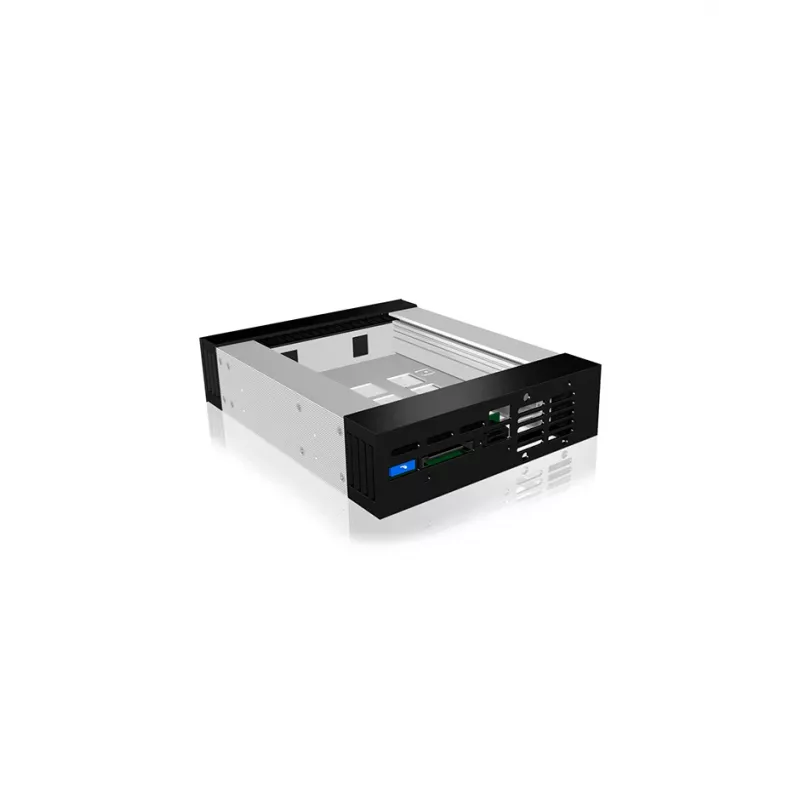 ICY BOX Carrier IB-129SSK-B HDD korpusas Aliuminis, Juodas 2,5/3,5 colio