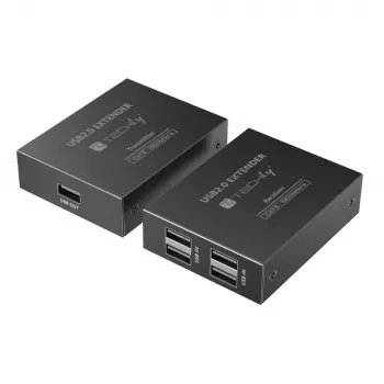 Techly IUSB-EXTEND1504P USB plėtiklio siųstuvas ir imtuvas