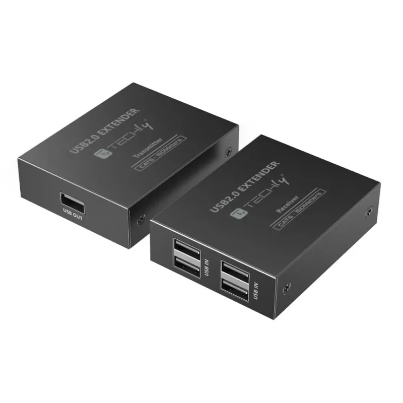 Techly IUSB-EXTEND1504P USB plėtiklio siųstuvas ir imtuvas