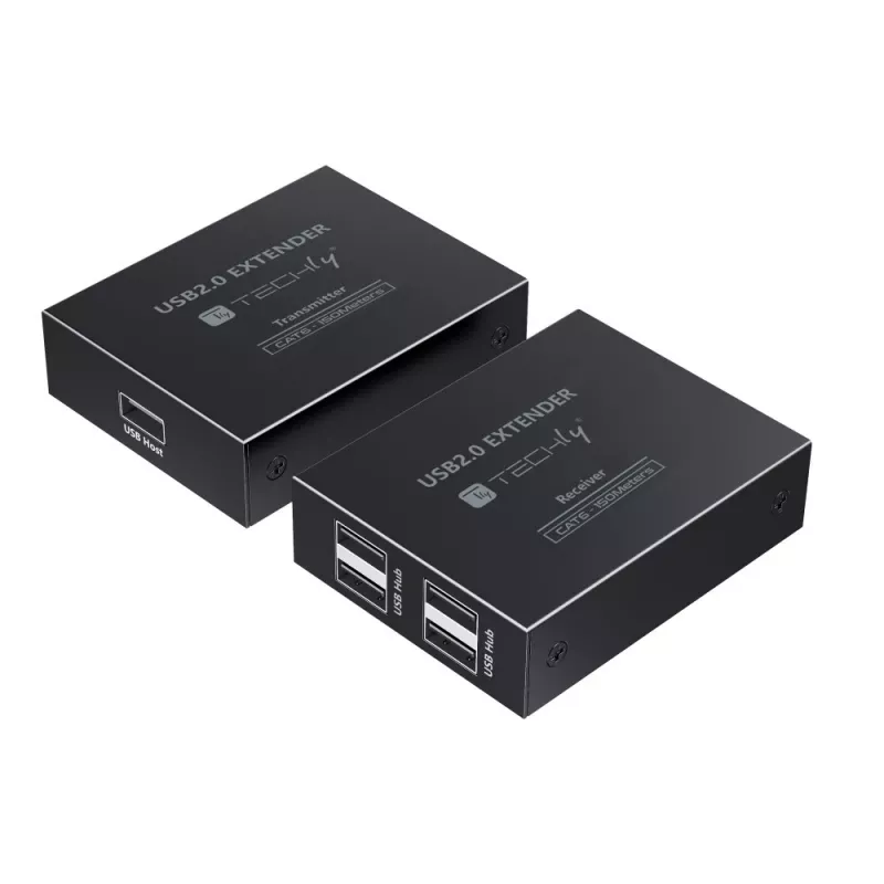 Techly IUSB-EXTEND1504P USB plėtiklio siųstuvas ir imtuvas