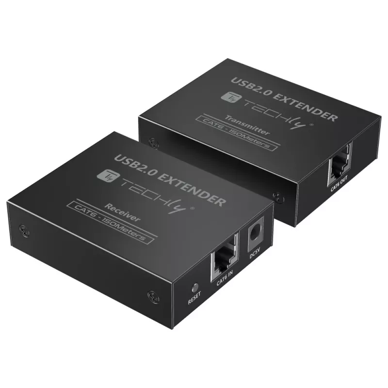 Techly IUSB-EXTEND1504P USB plėtiklio siųstuvas ir imtuvas