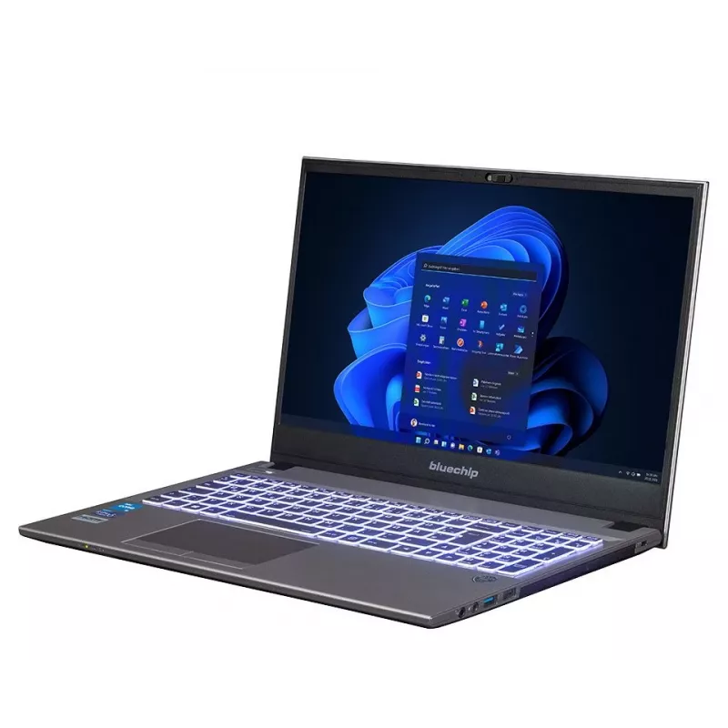bluechip TRAVELline L15W17 Intel® Core™ i5-1335U procesorius / iki 4,60 GHz, Windows 11 Pro, 15,6 colio neblizgantis IPS ekranas, 1920 x 1080, 16 GB DDR4, 500 GB NVMe SSD, WLAN 802.11 ax, Bluetooth 5.3, Gigabit Ethernet, Intel® Iris® Xe grafika, DVD±RW, karinis standartas MIL-STD 810G