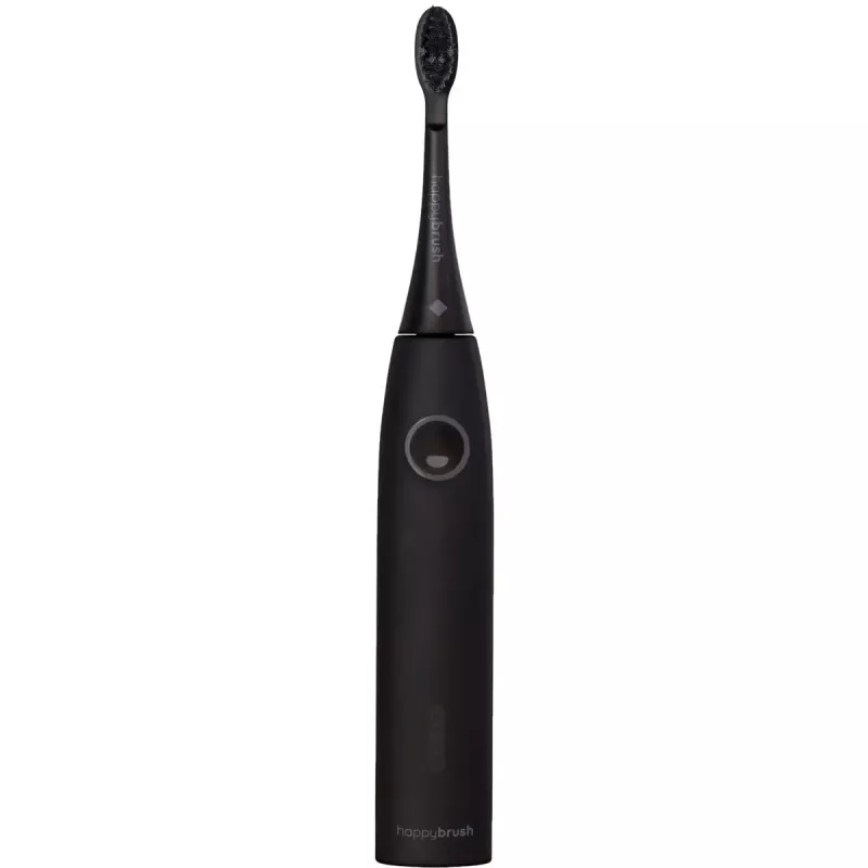 Elektrinis dantų šepetėlis Happybrush ECO VIBE 3 Starter Kit All Juoda + 4 keičiamos galvutės