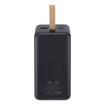 Išorinė baterija Rivacase VA1084 ličio polimero 40000 mAh, Quick Charge 3.0, 2× USB-C + 1× USB-A, juoda