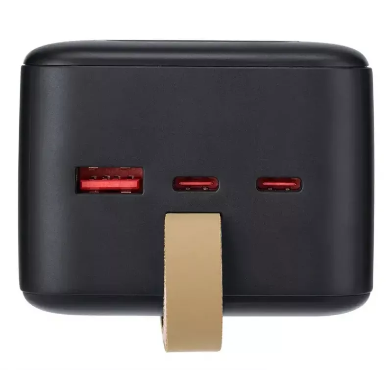 Išorinė baterija Rivacase VA1084 ličio polimero 40000 mAh, Quick Charge 3.0, 2× USB-C + 1× USB-A, juoda