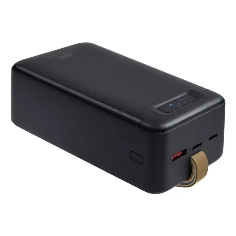 Išorinė baterija Rivacase VA1084 ličio polimero 40000 mAh, Quick Charge 3.0, 2× USB-C + 1× USB-A, juoda