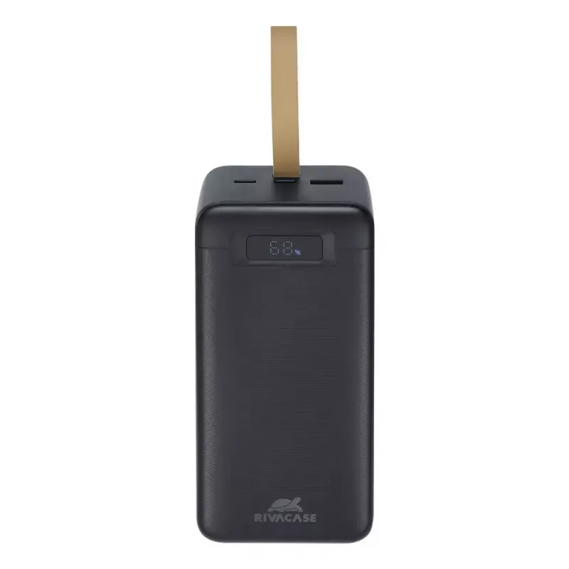Išorinė baterija Rivacase VA1084 ličio polimero 40000 mAh, Quick Charge 3.0, 2× USB-C + 1× USB-A, juoda