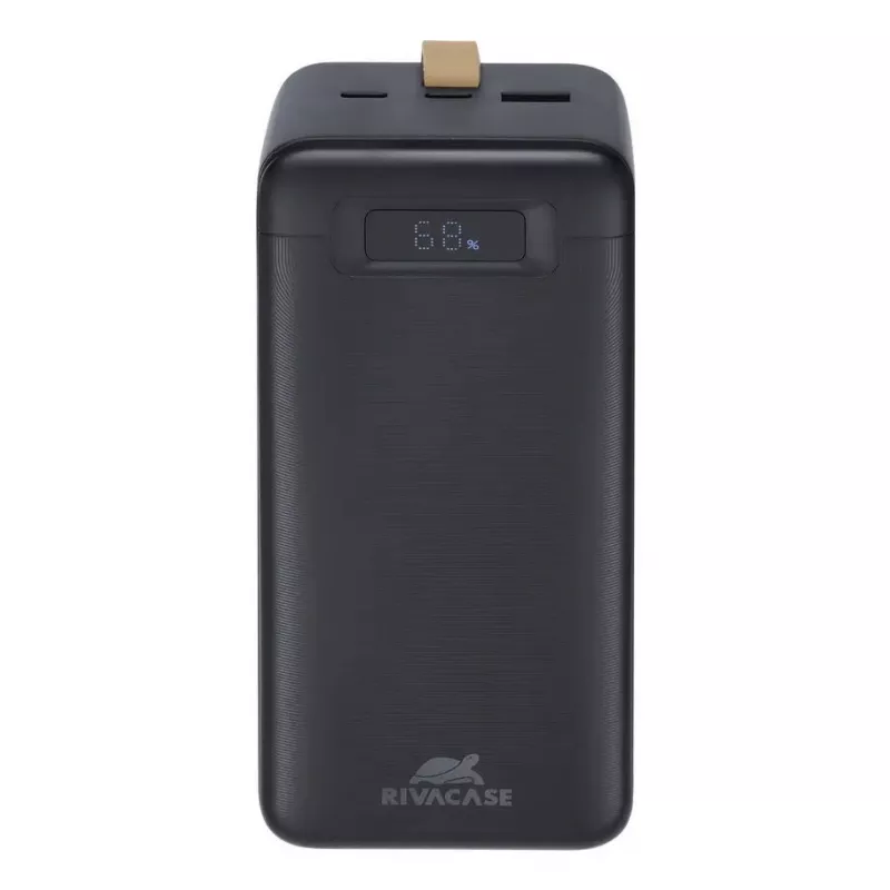 Išorinė baterija Rivacase VA1084 ličio polimero 40000 mAh, Quick Charge 3.0, 2× USB-C + 1× USB-A, juoda