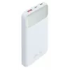 Nešiojama išorinė baterija Rivacase VA2211WH — 10000 mAh, PD 3.0, QC 3.0, 1x USB-A + 2x USB-C, 22.5 W išvestis