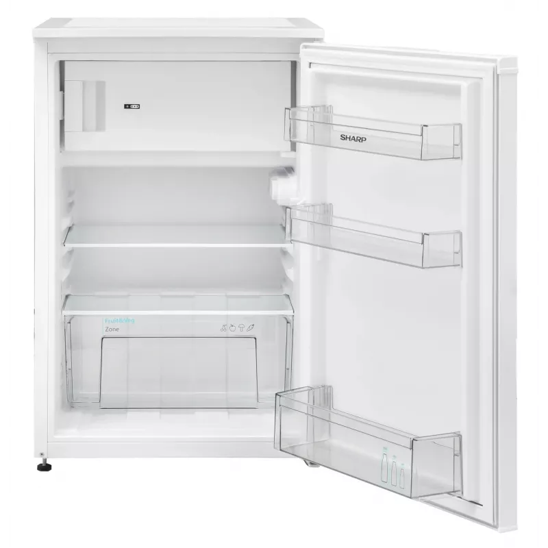 Sharp SJ-UD121T2W-EU kombinuotas šaldytuvas Laisvai pastatomas 121 L Balta