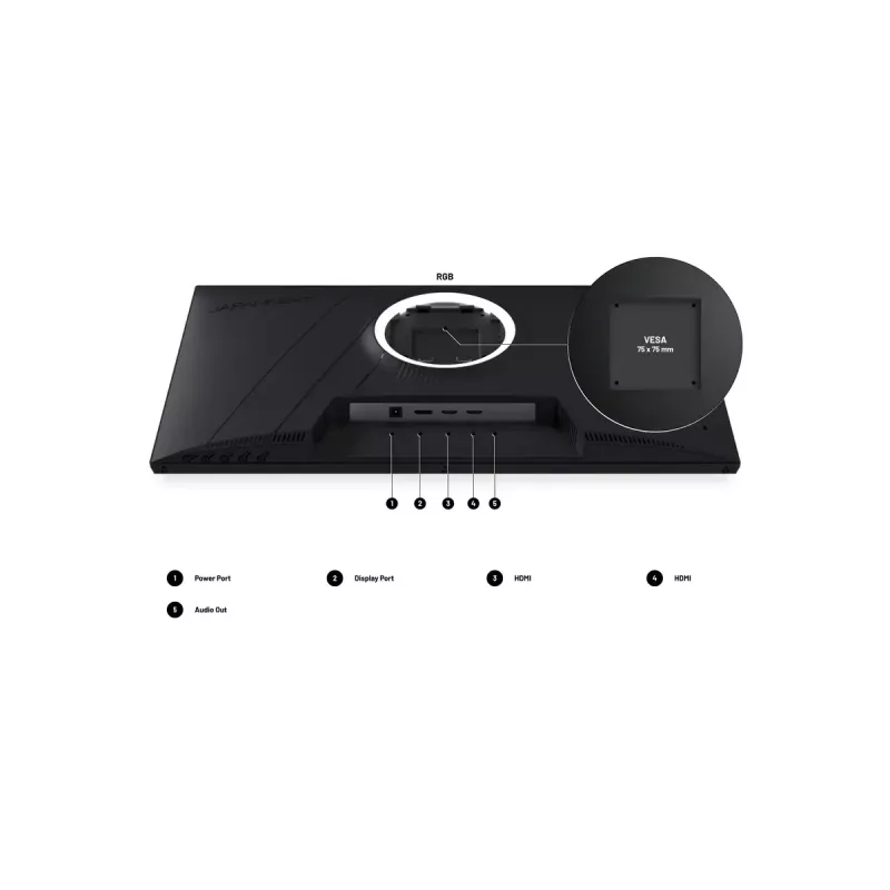 JAPANNEXT JN-I238FHD200F kompiuterio monitorius 60,5 cm (23,8 col.) 1920 x 1080 pikselių Full HD LCD juodas