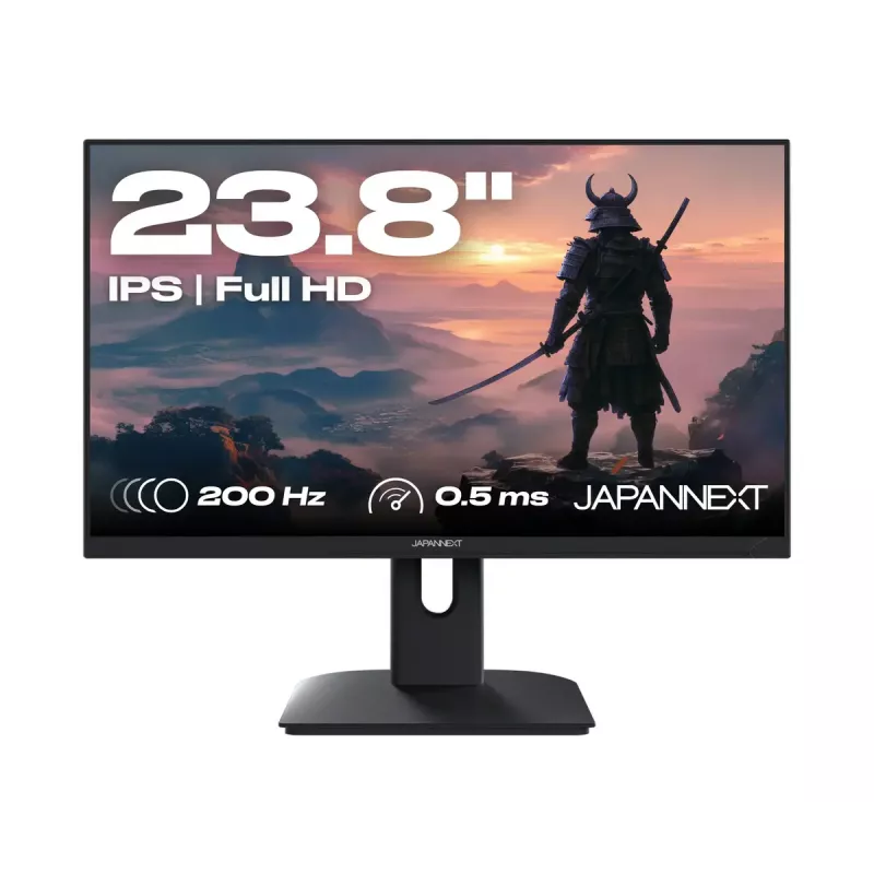 JAPANNEXT JN-I238FHD200F kompiuterio monitorius 60,5 cm (23,8 col.) 1920 x 1080 pikselių Full HD LCD juodas