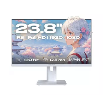 JAPANNEXT JN-I238FHD120F-HSP-W kompiuterio monitorius 60,5 cm (23,8 colių) 1920 x 1080 pikselių Full HD LCD baltas