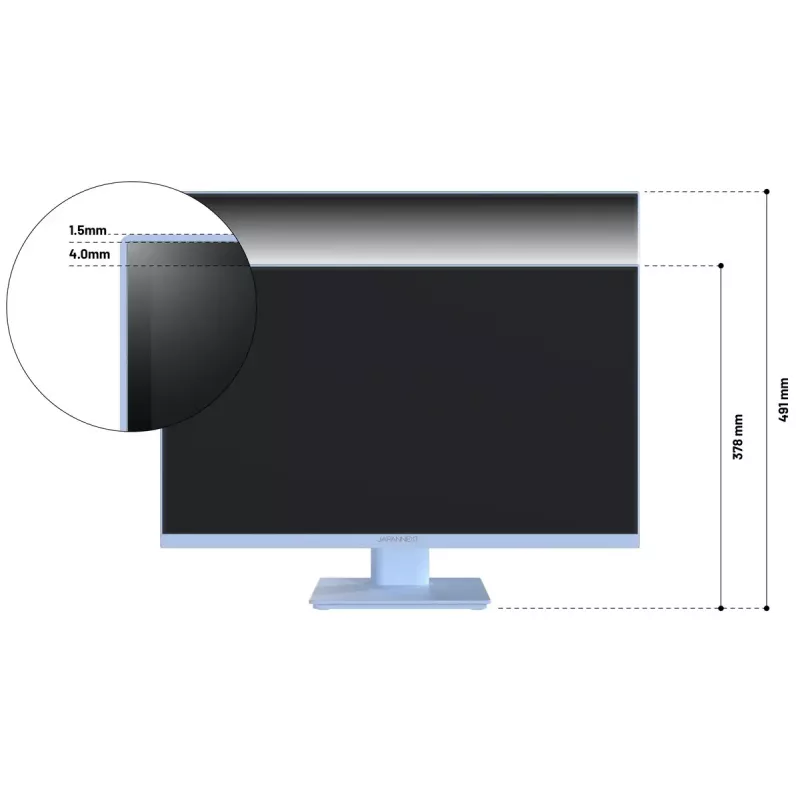 JAPANNEXT JN-I238FHD120F-HSP-BB kompiuterio monitorius 60,5 cm (23,8 col.) 1920 x 1080 pikselių Full HD LCD mėlynas