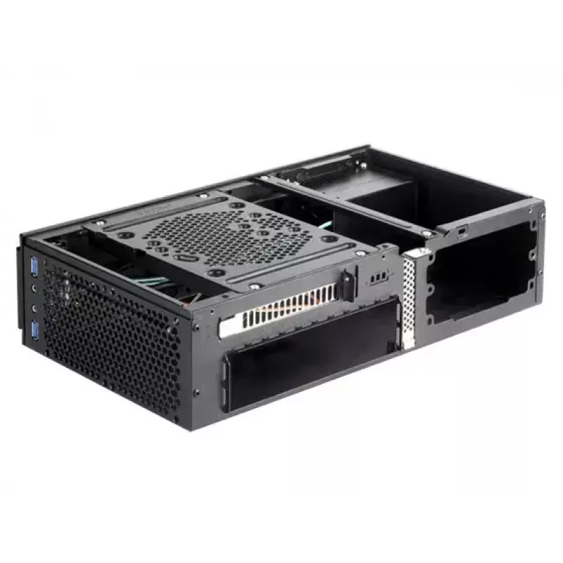 PC korpusas Sidabrinėstone SST-ML06B Mini-ITX juodas