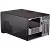 PC korpusas Sidabrinėstone Sugo SG12 Desktop Juoda