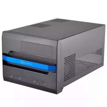 PC korpusas Sidabrinėstone Sugo SG12 Desktop Juoda
