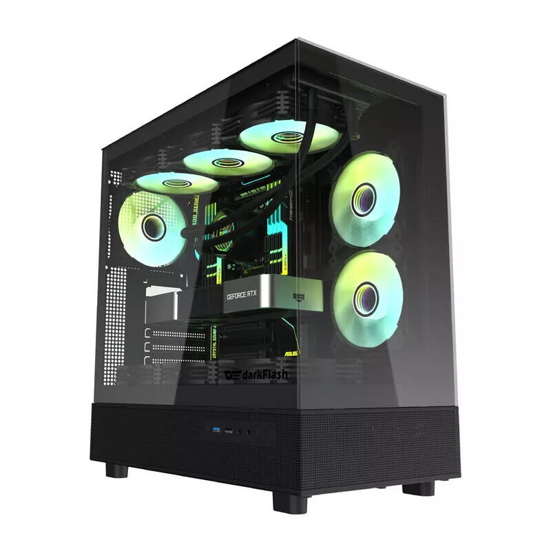 Darkflash DPX90 kompiuterio korpusas ATX juodas