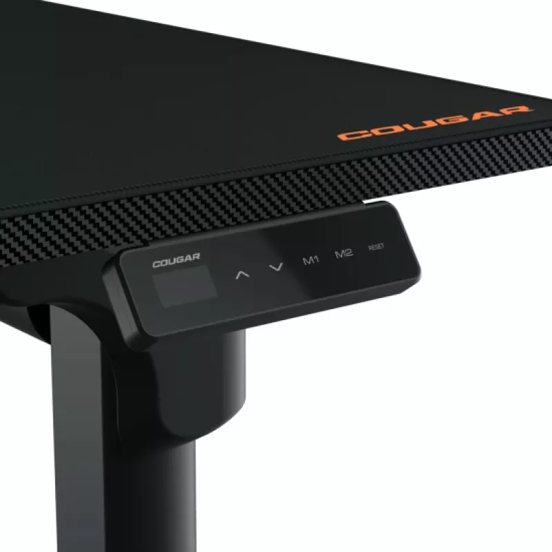 Žaidimų stalas COUGAR E-GRAV 160 Juodas Stačiakampis Anglies pluoštas 160x75 cm