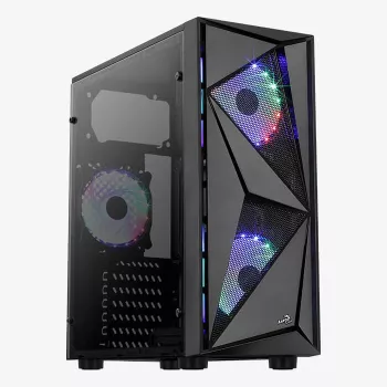 Aerocool Glider Cosmo-A-BK-v2 Midi bokštelis, juodas
