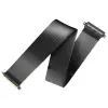 Riser kabelis Akasa RISER Juoda XL Premium PCIe 3.0 x16 100CM