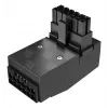 Akasa G-Nexus P16 12+4-pin juodas jungtis 1 12+4-pin jungtis 2 12+4-pin