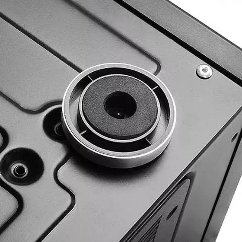 PC korpusas Sidabrinėstone GD09B-C HTPC juodas